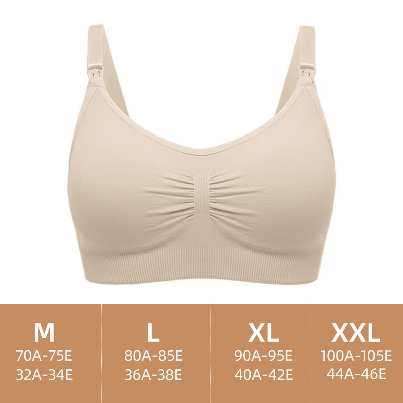 2025授乳下着前ボタンブラジャー快適レディース妊婦下着スチールリングなし授乳下着卸売|undefined