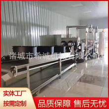 天津煎饼果子制作机器 薄脆油炸机 超薄面皮油炸线自动薄脆油炸机