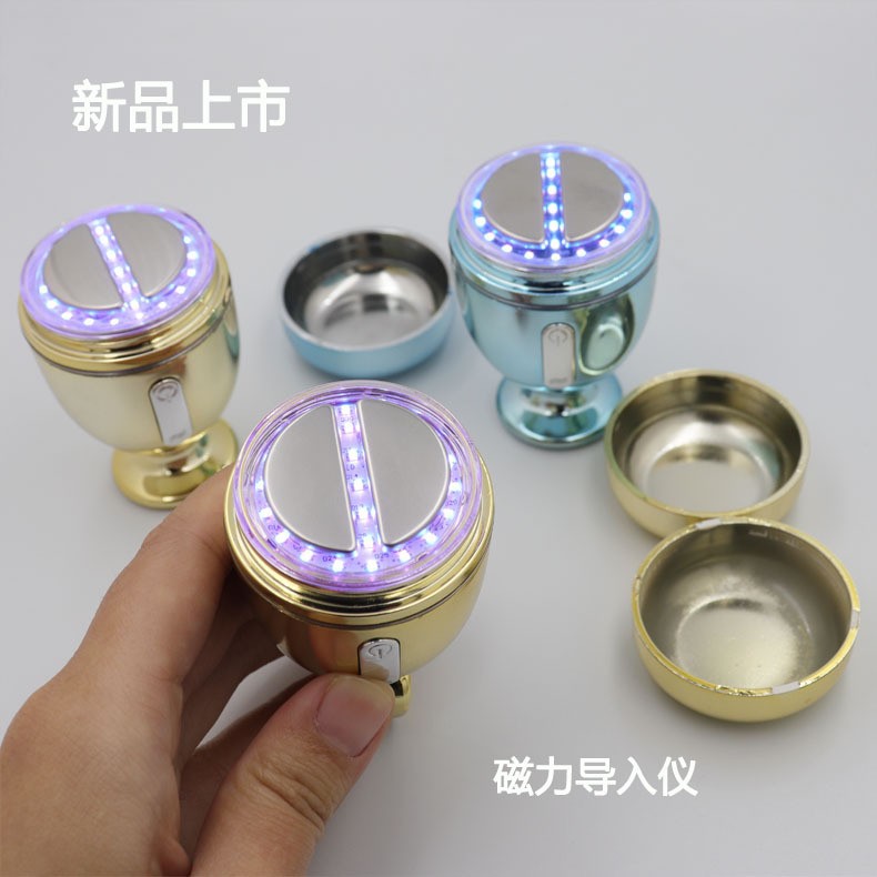 Home-Use Ems Beauty Device with Red Light and Micro-Current for Facial Massage, Electronic Beauty Device with Vibration, Heat, and Colored Light Therapy