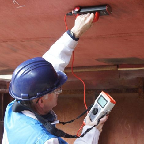 荷兰 TQC DC9000 船体粗糙度测量仪测量海上航行船体平均粗糙度值