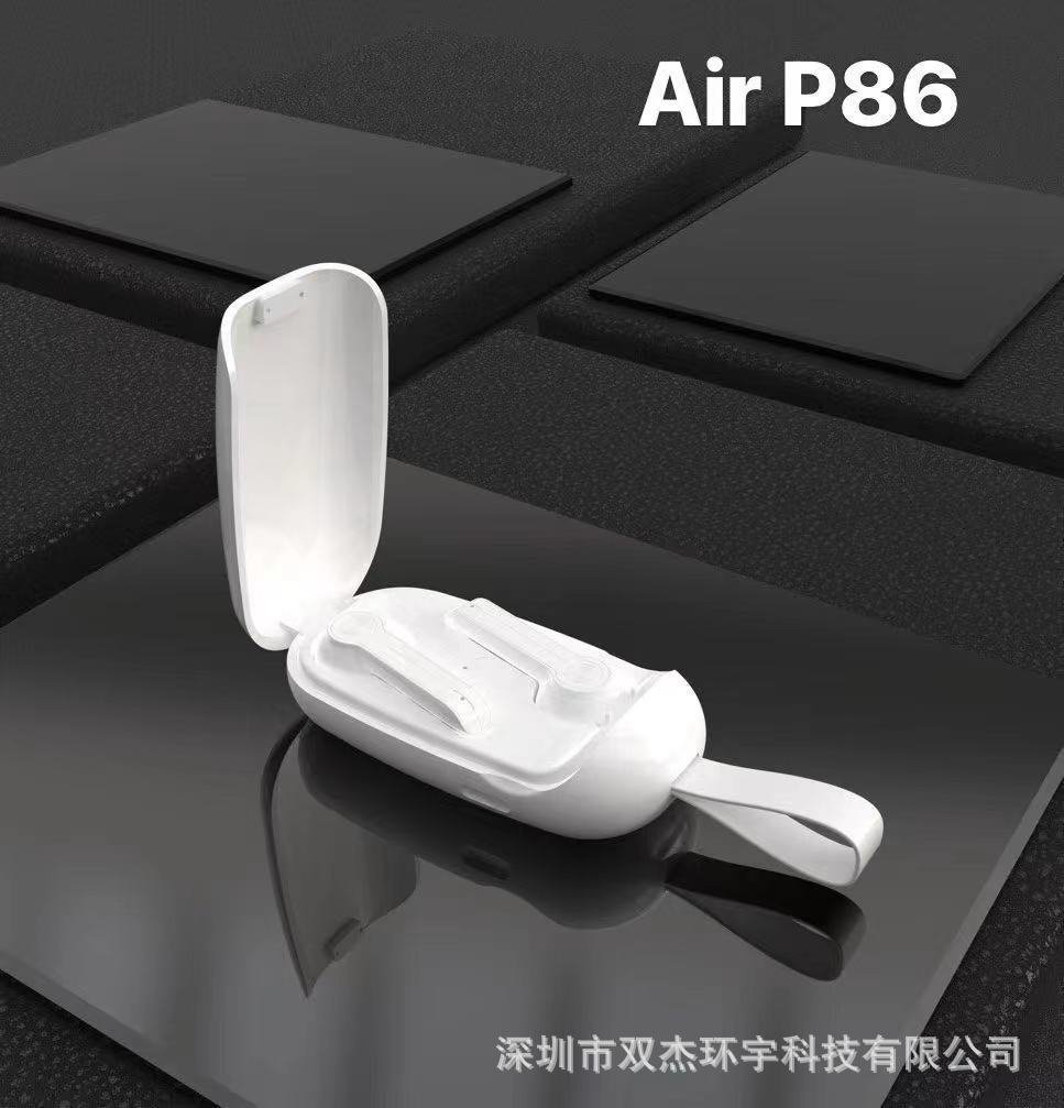 新款私模 Air P86蓝牙耳机户外便携式耳机耳塞 翻盖式 入耳式耳机|ms