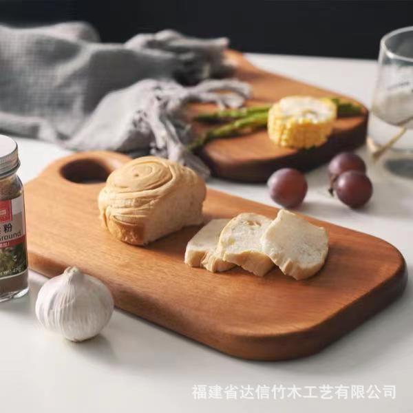 Tablero de corte de verduras de madera de árbol negro de grado alimenticio para uso doméstico de doble cara a prueba de moho y tablero de madera sólida gruesa, tablero de corte de frutas suplementarias para cocina