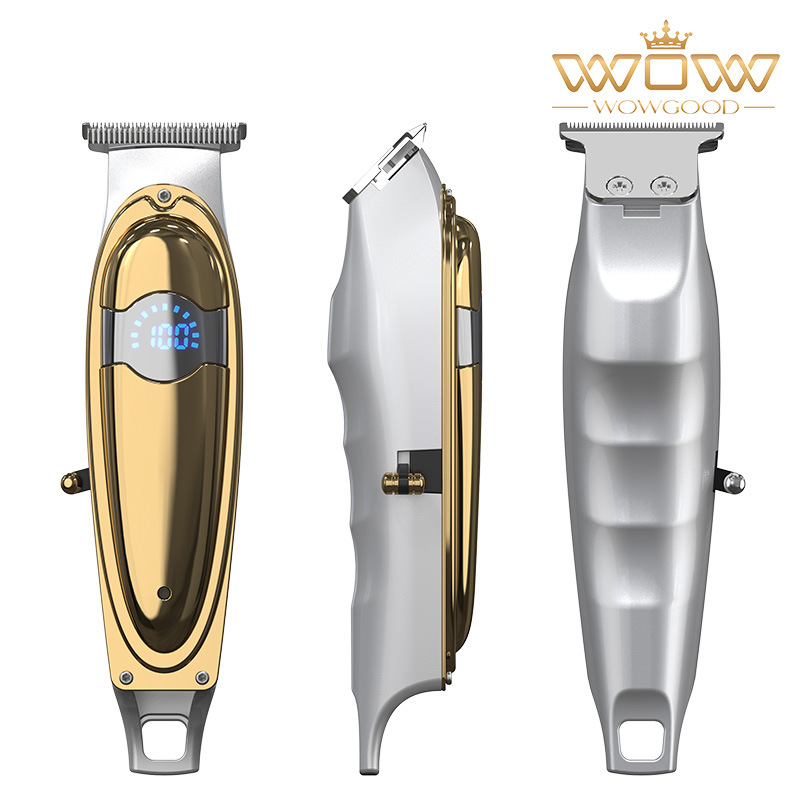 Cortadora de cabello eléctrica transfronteriza, máquina profesional para peluquería, afeitadora para cabeza rapada