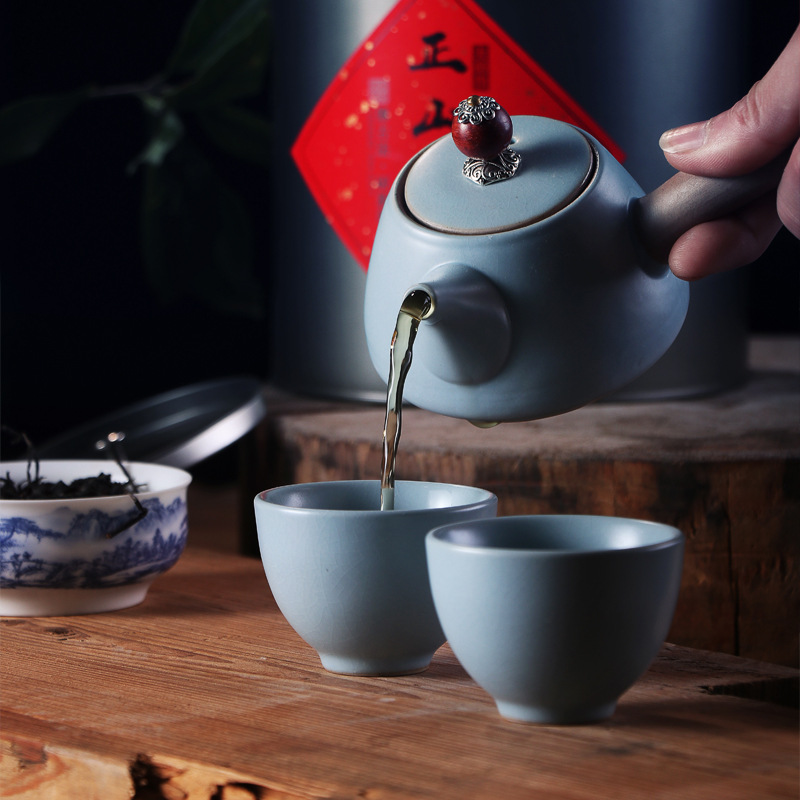 福建武夷山正山小種濃香型蜜香紅茶2023新茶罐裝散裝茶葉批發500g