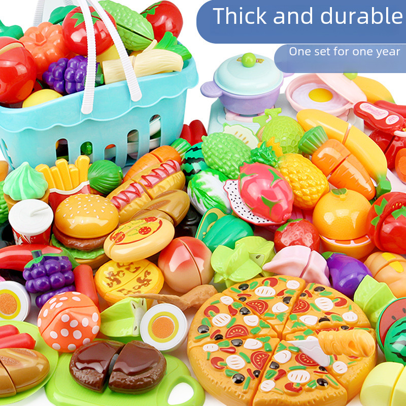 Cross-border Hot-selling Children's Play-it-all Vegetables Baby Cut Fruit Children's Kitchen Toy Set