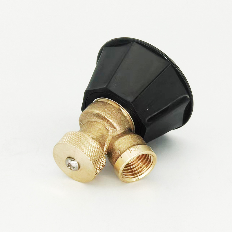 Agricultural atomization adjustable nozzle copper aluminum core black cyclone nozzle sprayer garden fruit and vegetable agricultural spray