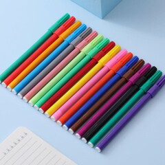 ソースメーカー卸売カラー水彩ペン洗えるマーカーペン印刷可能なロゴ