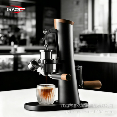 Ikape I9 Manual Coffee Machine Italian Espresso Manual Pressure Control E61 Hand-Cranked Coffee Machine 58mm