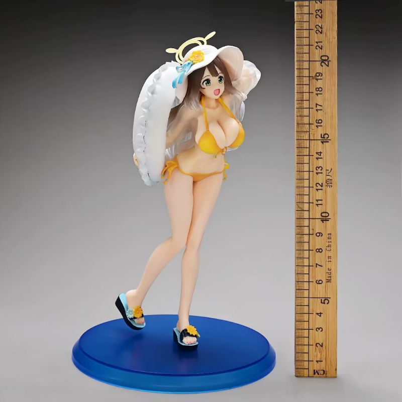 碧蓝档案 二次元 十六夜野宫 美少女 泳圈 可动手办公仔摆件模型|undefined