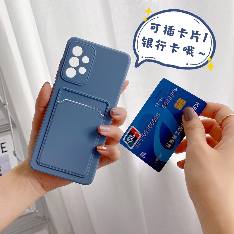 Suitable for Samsung A57 Integrated Card Holder Phone Case, A18 Color-Blocking Buttons, A55 Skin-Feel Cube, A02S Silicone Case, A36 Suitable for Samsung A57 Integrated Card Holder Phone Case, A18 Color-Blocking Buttons, A55 Skin-Feel Cube, A02S Silicone Case, A36