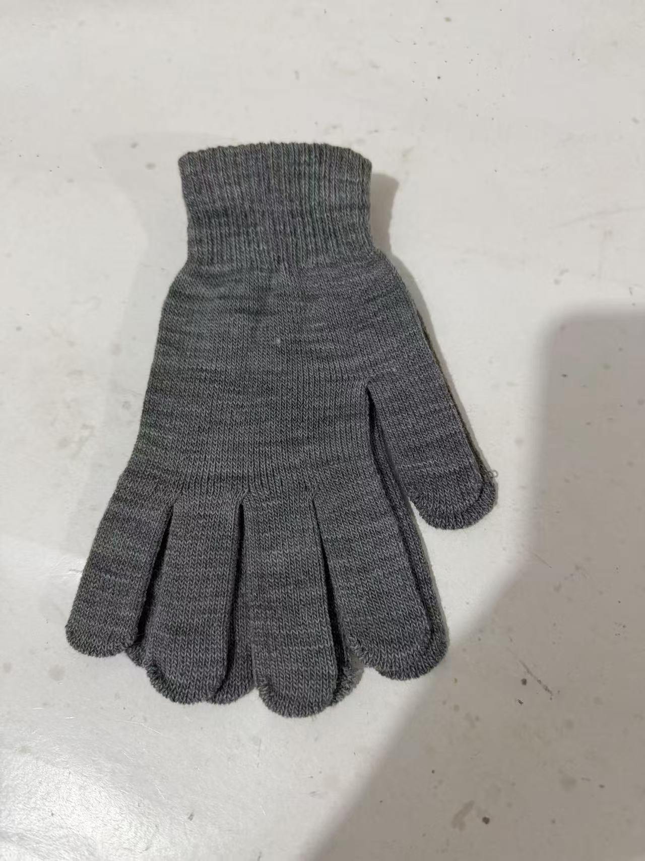 Nuevo unisex acrílico magia guantes de invierno cálido guantes de punto monocromo guantes de dedo completo logotipo imprimible image 22