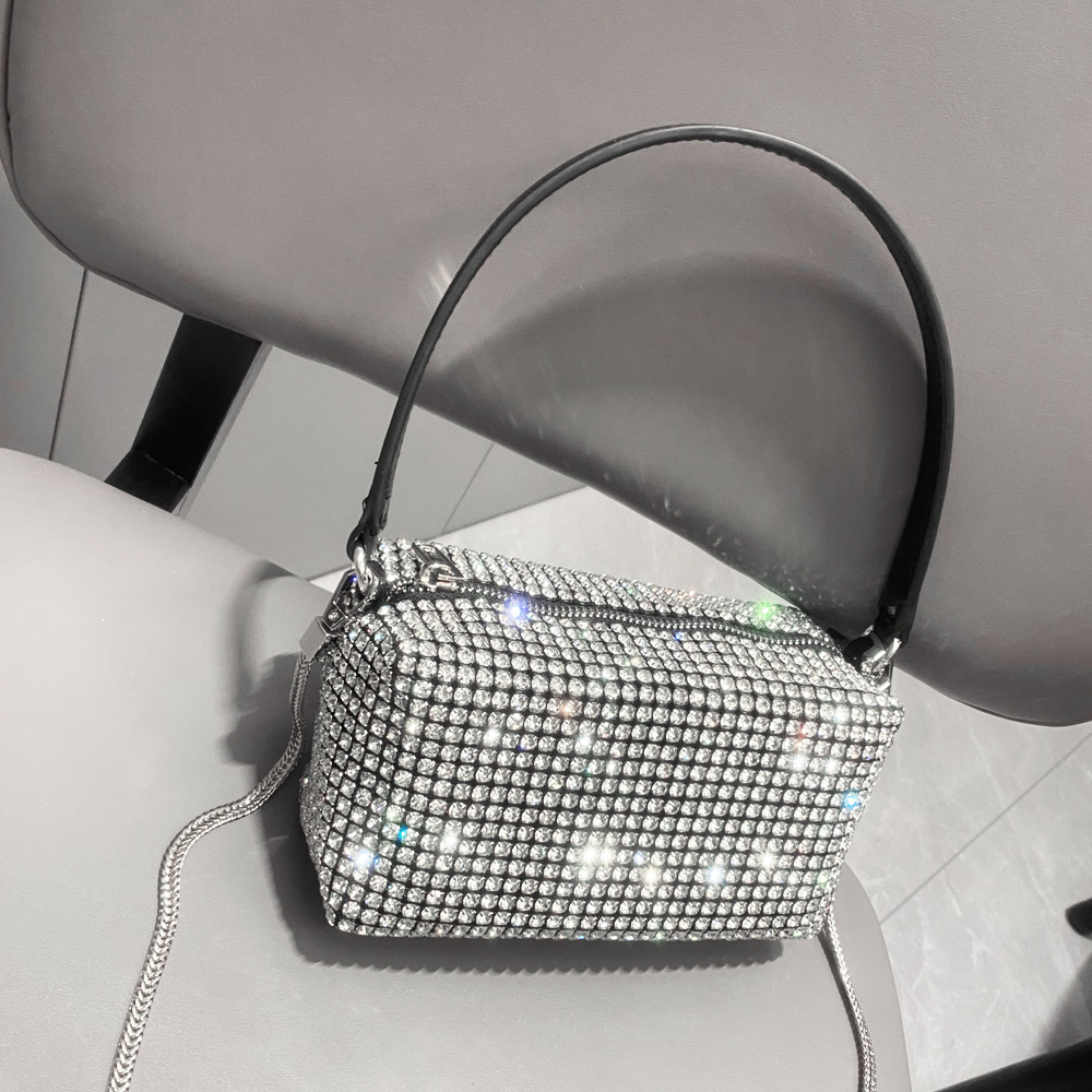 Borsa da donna transfrontaliera piena di diamanti borsa a tracolla borsa a tracolla con strass lucidi borsa da donna fatta a mano borsa da donna con diamanti_voghion.com