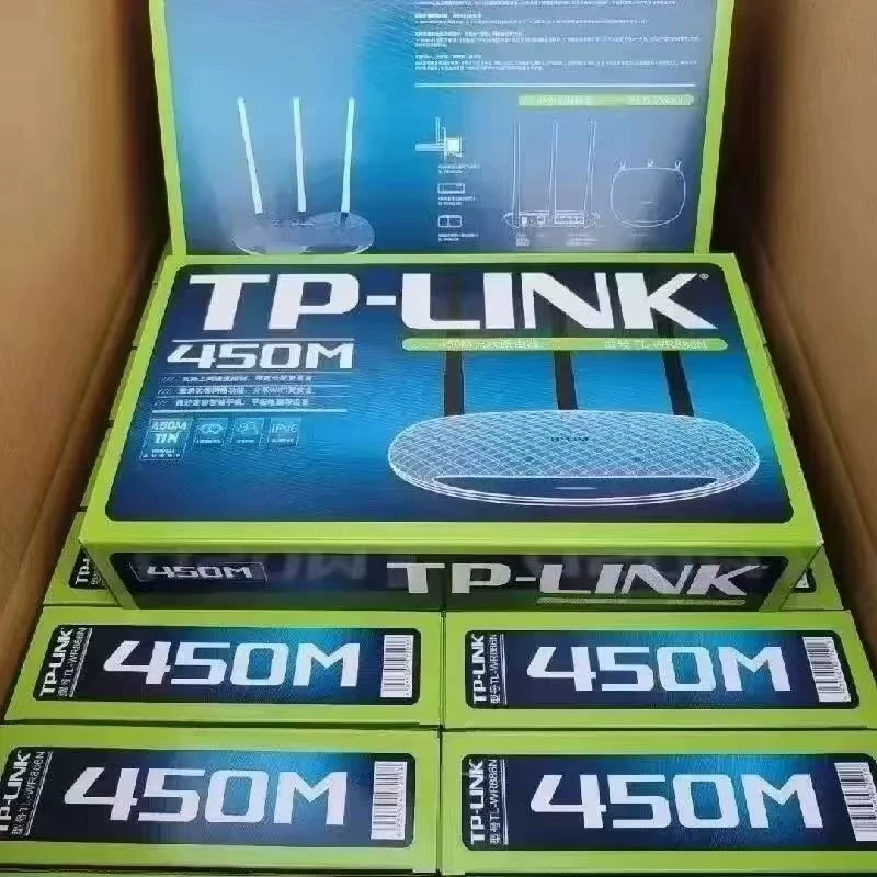 Новый оптом Pulian TP886 пластиковая упаковка из плёнки 450м высокий скорости WiFi маршрутизатор