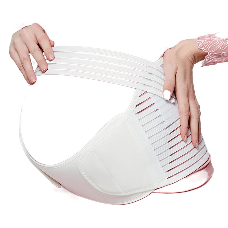 Pregnant Women's Products Breathable Abdominal Support Belt Maternity Belt Bandage Pubic Pain in the Second and Third Trimester of Pregnancy Double Fetal Belly Belt