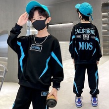 春秋2024新款童装男童套装季装中大儿童卫衣两件套休闲洋气韩版潮