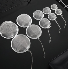 304 stainless steel mesh tea ball tea maker seasoning ball Weibao tea leak hot pot spice brine filter