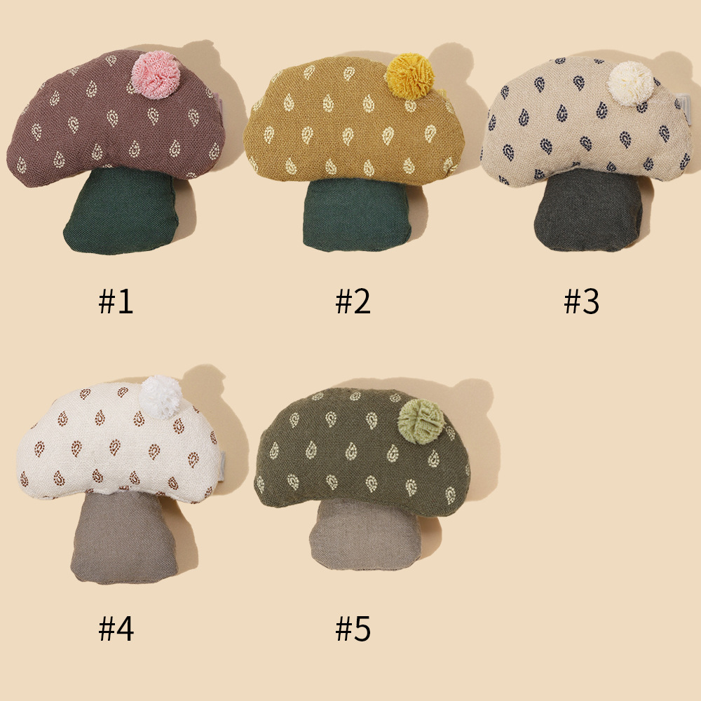 Pince à frange pour bébé transfrontalière européenne et américaine, épingle à cheveux mignonne en forme de champignon de dessin animé, coiffure pour bébé, épingle à cheveux pour enfants, vente en gros_voghion.com