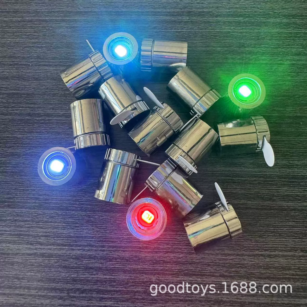 Светодиодная гальваническая лампа красочная медленная вспышка вращающаяся база небольшой цветной ламповый вставка для ручки с электронным фитилем