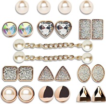 P 13666 DIY Pearl Four Leaf Flower Shoe Accessories ������Ҷ