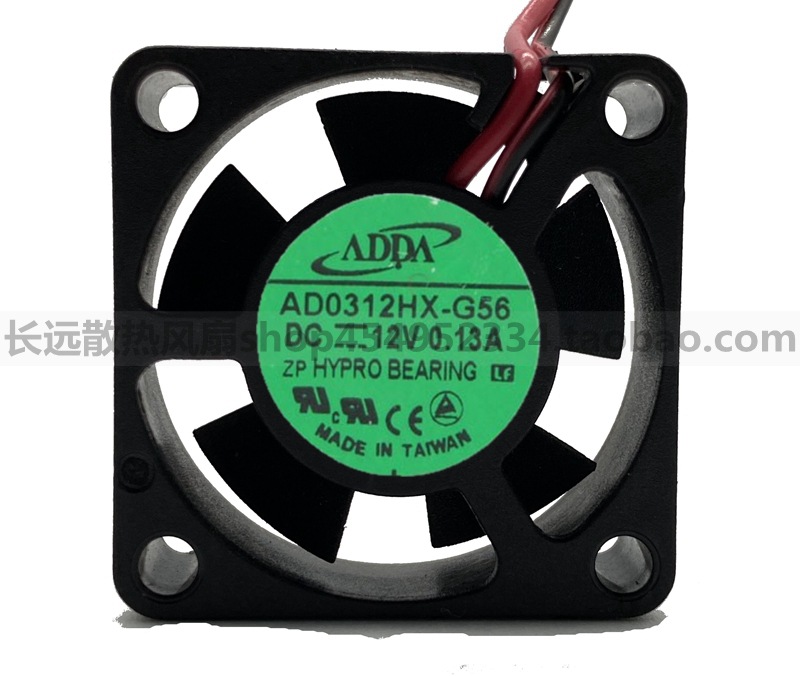 ADDA 12V 0.13A 3010 AD0312HX-G56 安川驱动器超薄投影仪风扇3CM