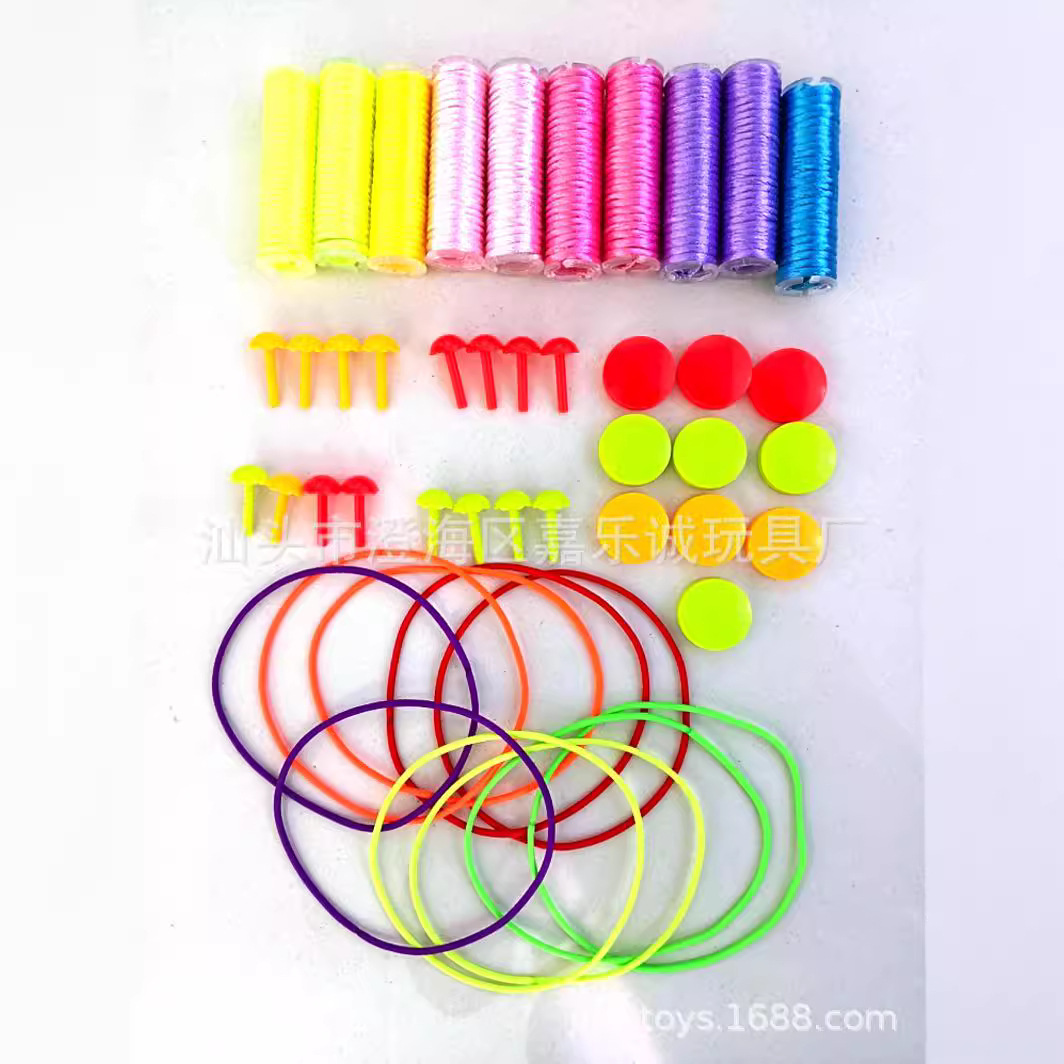 Pulsera para Niños Accesorios de trenzado trenza hecha a mano DIY diversión cuerda accesorios modelado play House Juguetes