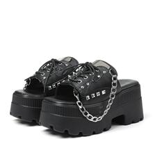 Z 58433 Thick Sole Chain Sandals í��������Ь �羳ŷ��