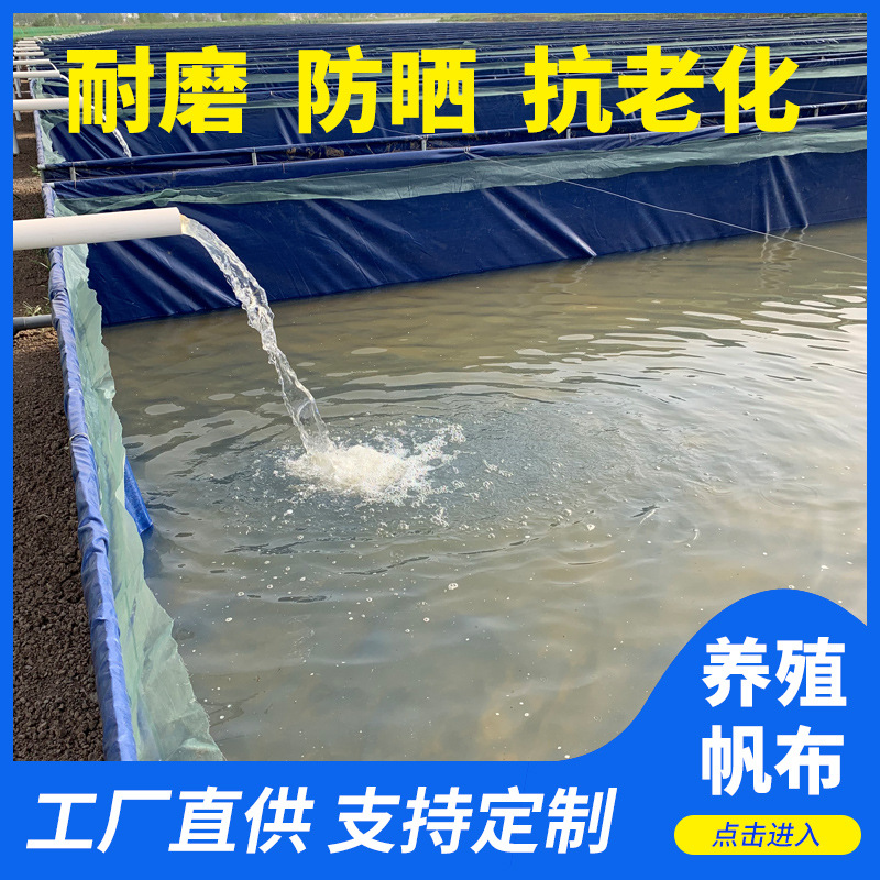 厂家直销大型养殖帆布水池养鱼池防渗蓄水池小龙虾养殖防水篷布
