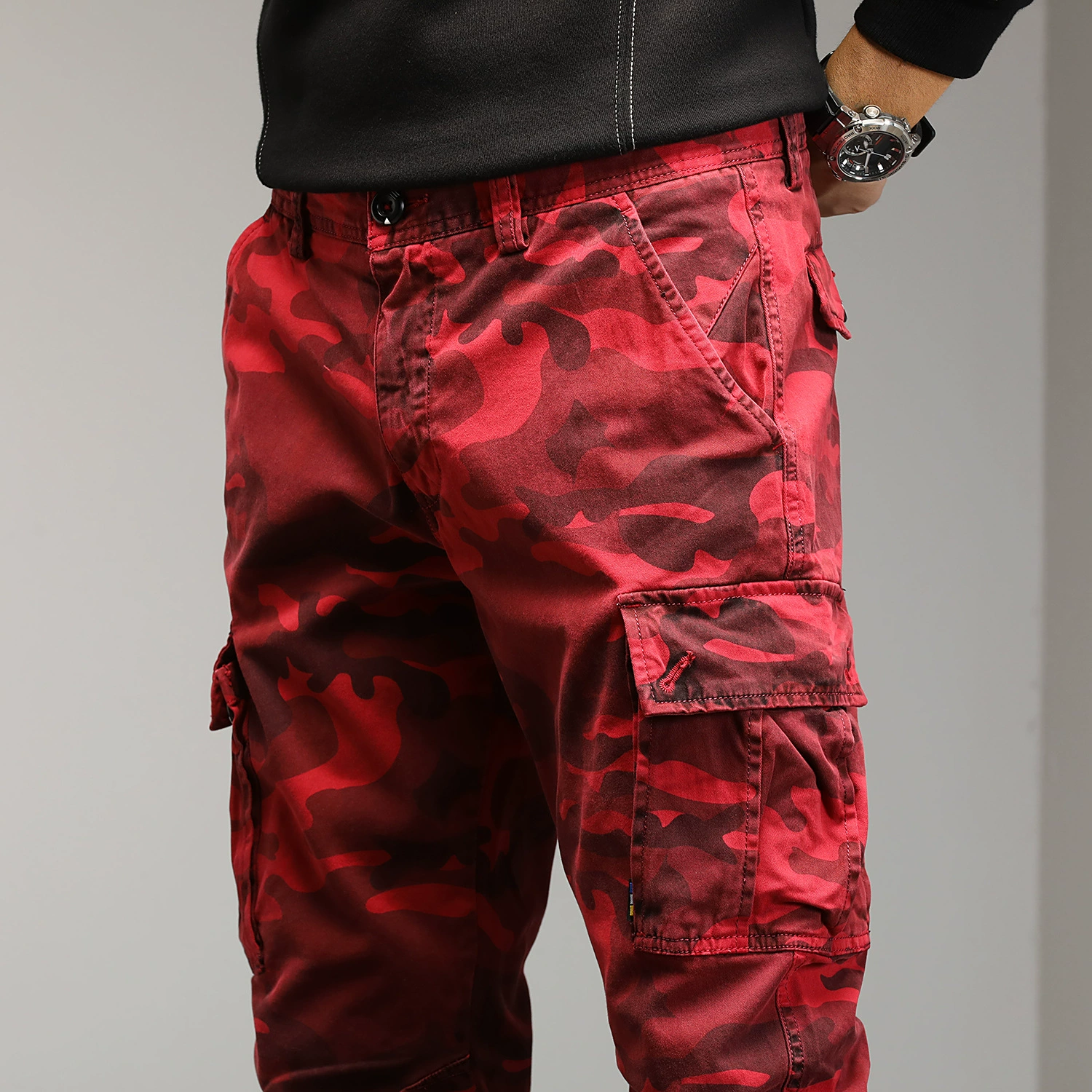 Трансграничные повседневные камуфляжные рабочие брюки, мужские повседневные брюки с американским камуфляжем больших размеров, мужские трансграничные износостойкие рабочие брюки