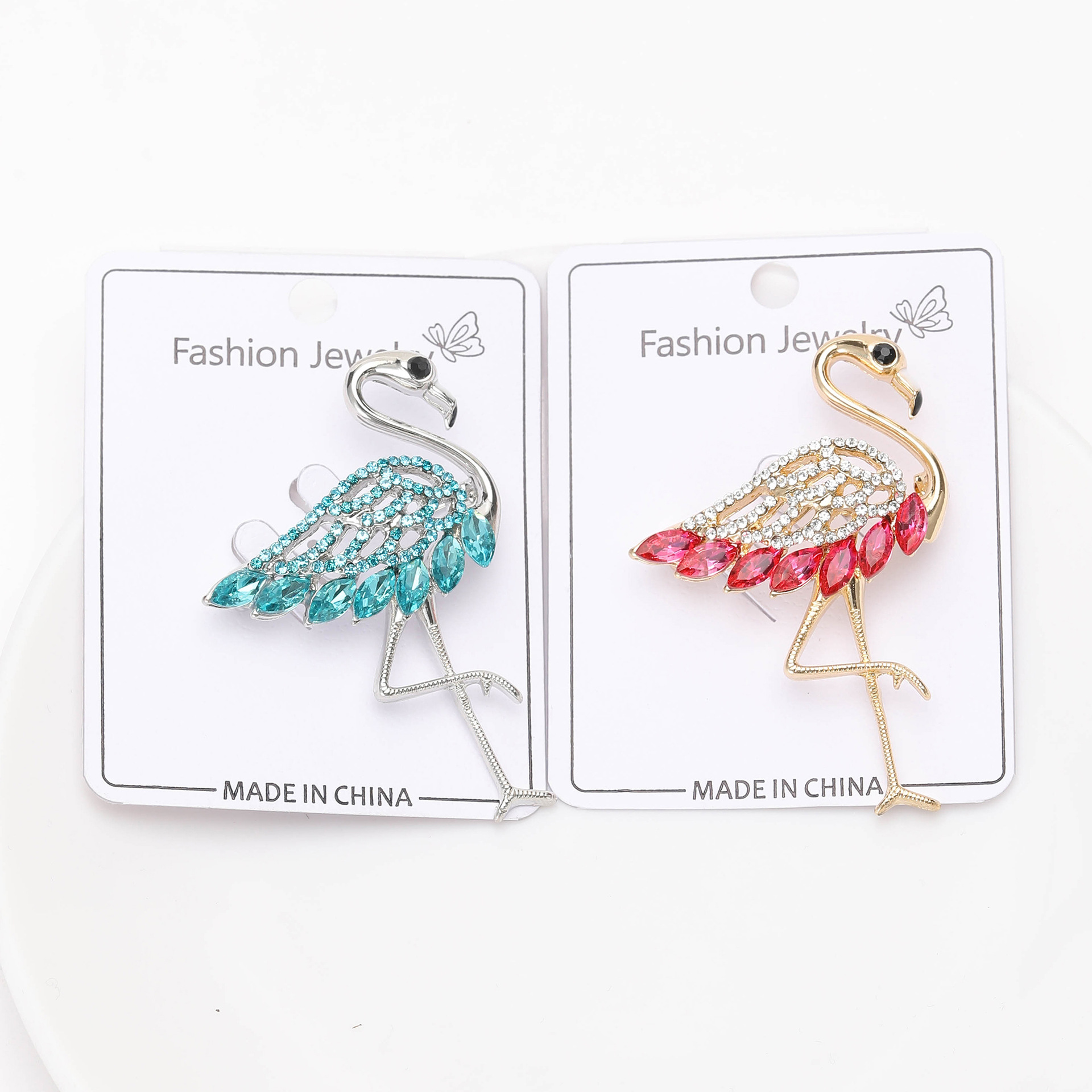 20g Weight Simple Style IG Style Pin Flamingo Alloy Women's Brooches