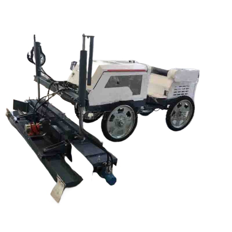 Máquina niveladora láser de hormigón para caminar de dos ruedas pavimentadora de hormigón piso de cemento por el que se grader