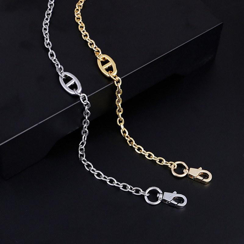 H Family mini Evelyn Keery bag pig snout chain accessories Kangkang wallet crossbody shoulder strap metal chain