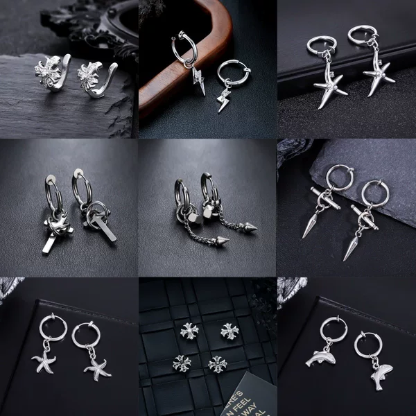 Ear Clips for Men Without Ear Piercings, Niche High-End Fashion Ear Cuffs for Women, Versatile Magnetic Ear Clips, Ear Buckle Accessories
