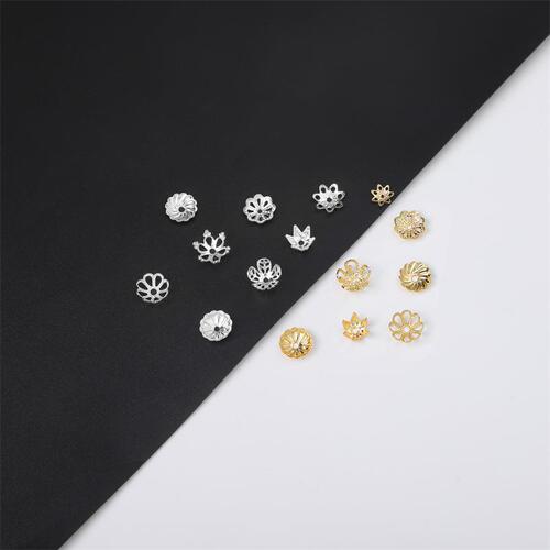 14K gold-wrapped bracelets, tori bracelets, diy jewelry, tori accessories, materials, necklace beads, white gold bead separators