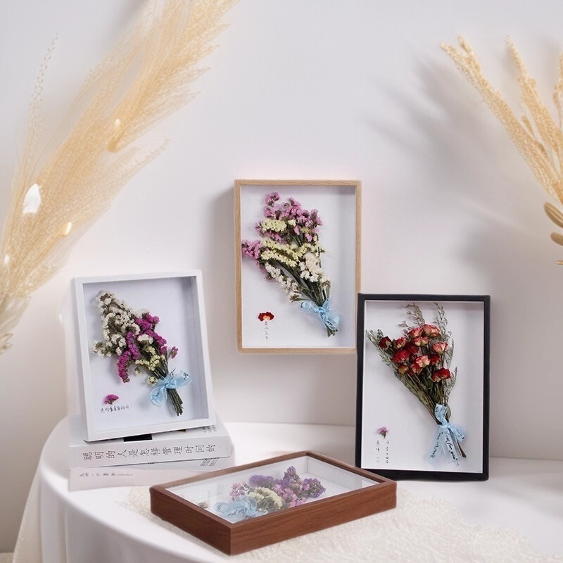 Wholesale of Carefully Selected Dried Flower Photo Frames for Valentine's Day, Handmade DIY Three-Dimensional Hollow Specimen Display Frame 8inch 7inch Tabletop Display Wholesale of Carefully Selected Dried Flower Photo Frames for Valentine's Day, Handmade DIY Three-Dimensional Hollow Specimen Display Frame 8inch 7inch Tabletop Display