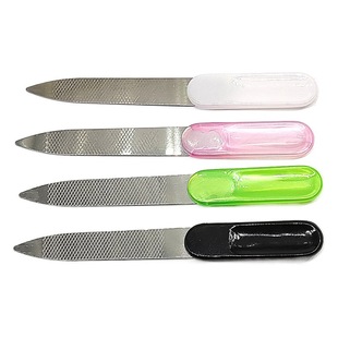 Stainless steel nail file grinding nail artifact pedicure rubbing tool sand strip polishing strip nail tools wholesale