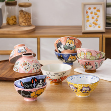 遊器物日本进口陶瓷餐具家用高脚大米饭碗多用碗日式和风料理汤碗