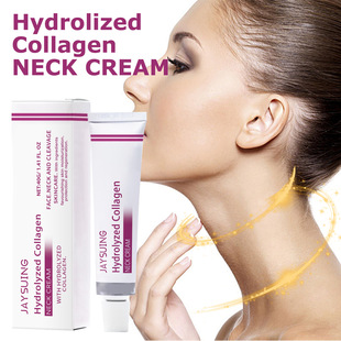Jaysuing Hydrolyzed Collagen Neck Cream Neck Skin Apply Moisturizing Massage Care Cream