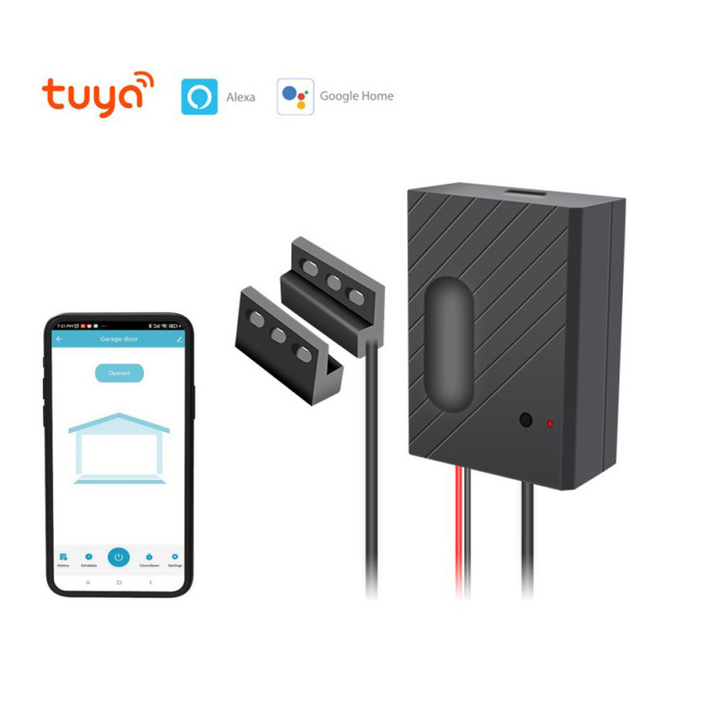 Tuya スマート WiFi ガレージドアスイッチ TUYA WiFi ガレージドアコントローラー携帯電話リモート音声制御|undefined