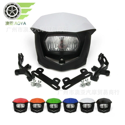 Motorcycle headlight personality ghost face headlight assembly ghost face Hood KTM CRF XR WRF (Ön faralar)