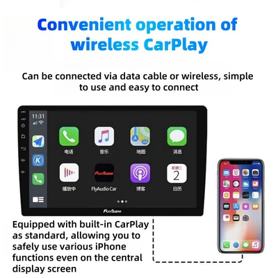 Central Control Large-Screen Car | Simsiz CarPlay və Android Auto