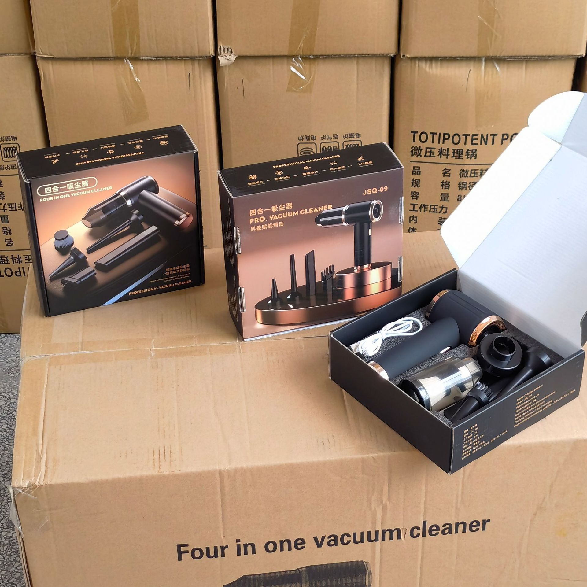 Wireless Car Vacuum Cleaner Five-In-One Strong Suction Portable Car High-Power Handheld Small Mini Vacuum Cleaner