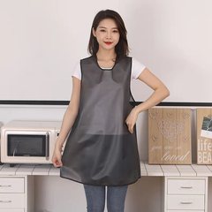 Waterproof Oilproof Soft Leather TPU Apron for Women Summer Length Household Kitchen Hair Salon New Style Workwear with Logo Printing