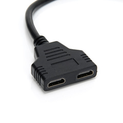 0.3-meter HDMI Splitter Adapter, Male to Female HDMI High-Definition Cable for 1080P TV Monitor Distributor