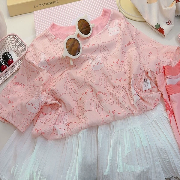 Pink rabbit