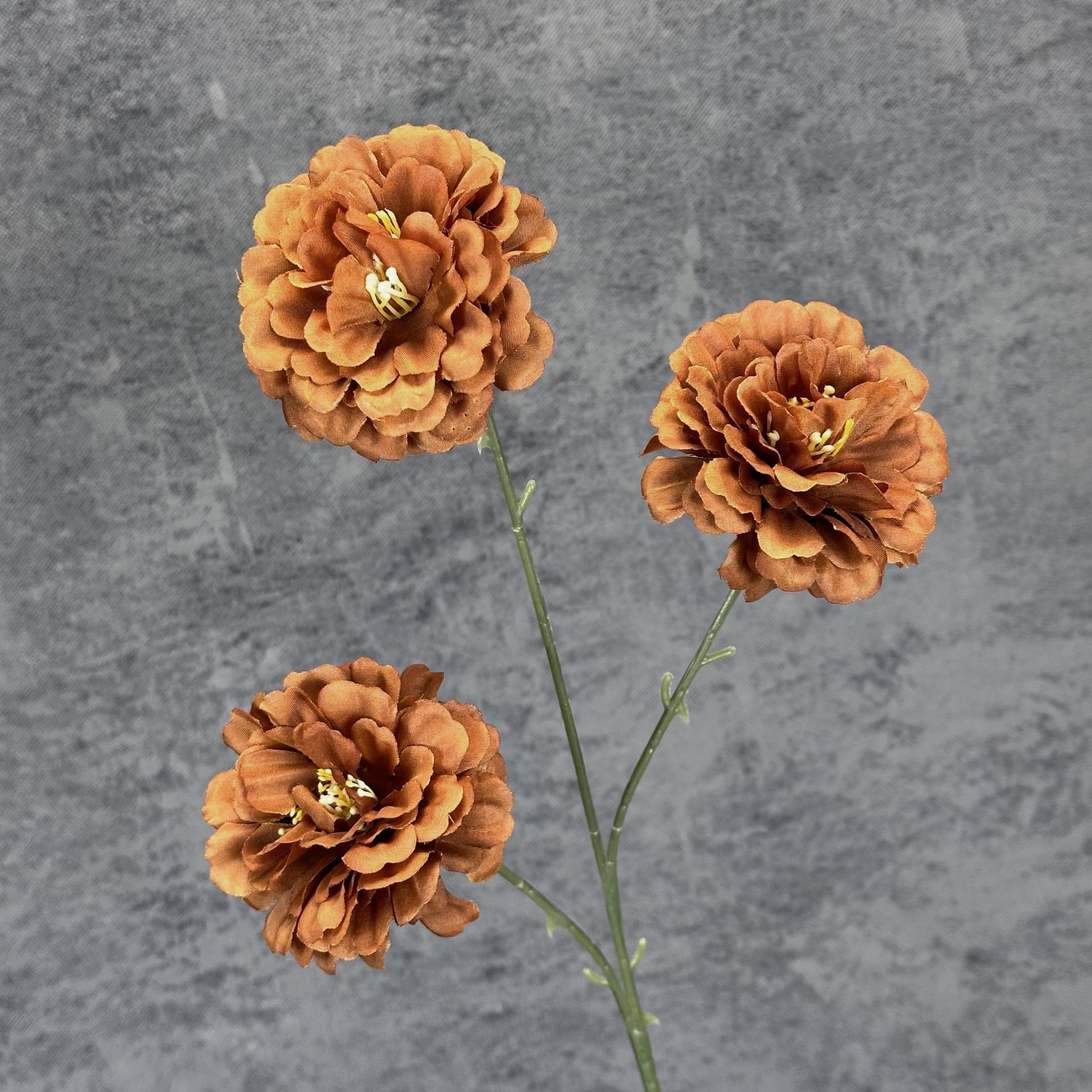 Nuevo hibisco 3 flores de boda decoración del hogar decoración de flores de seda hechas a mano adornos de flores falsas transfronterizas al por mayor