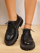 J 13355 Breathable Platform Leather Shoes ��������ƤЬ