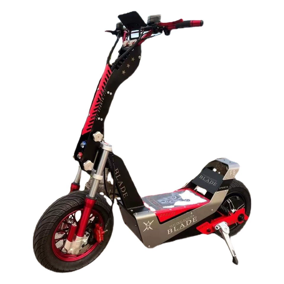 Взрослый двухколесный электрический скутер внедорожное колесо на открытом воздухе складной электромобиль с высокой мощностью скутера