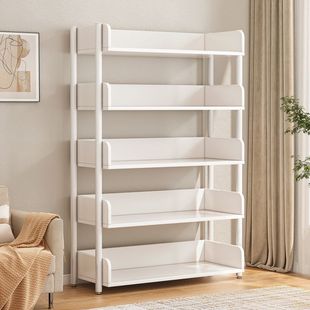 Simple Bookshelf Storage Rack Ins Style Living Room Floor-Standing Storage Rack Book Storage Rack Multi-Layer Household Enshun