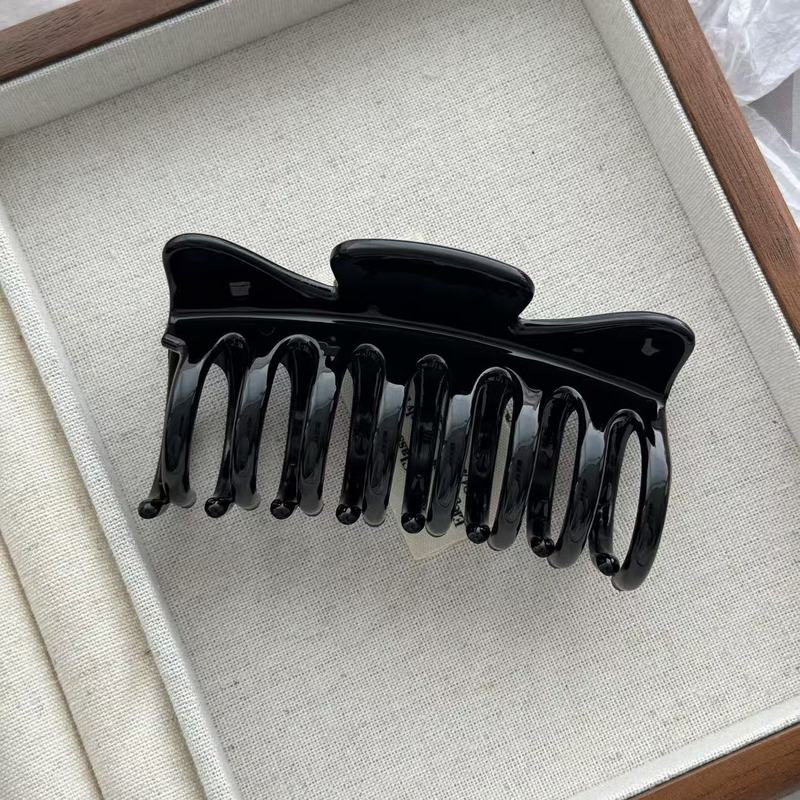 老友记瑞秋同款蓝色抓夹女双齿后脑勺盘发鲨鱼夹日常百搭中号发卡|undefined