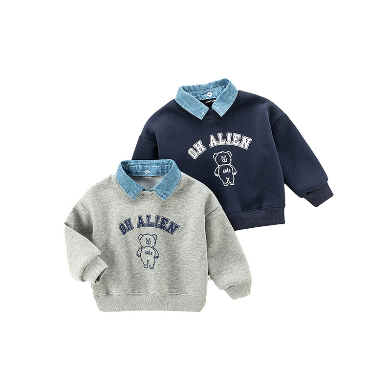 Children's set, sweatshirt, removable fashionable summer clothing, Korean style